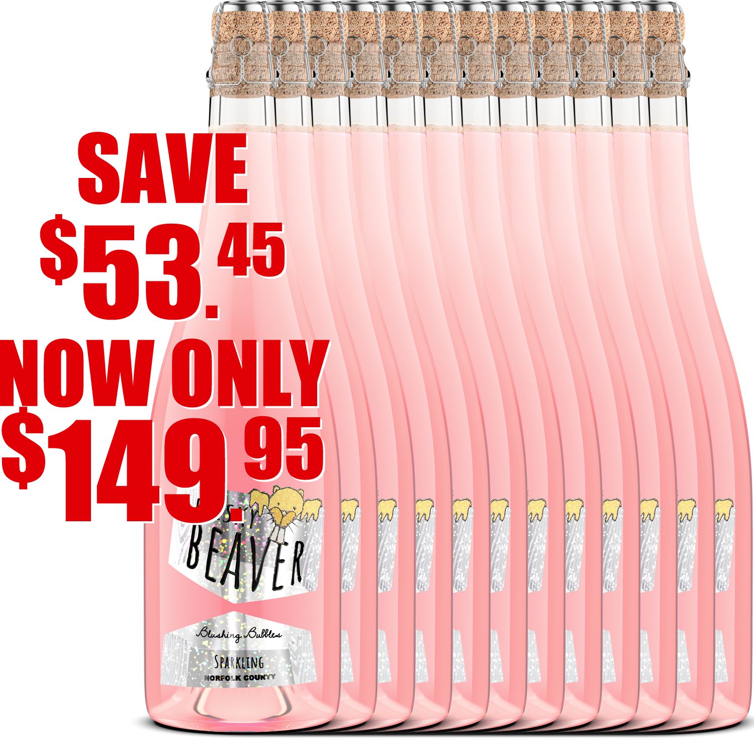 12pk Blushing Bubbles