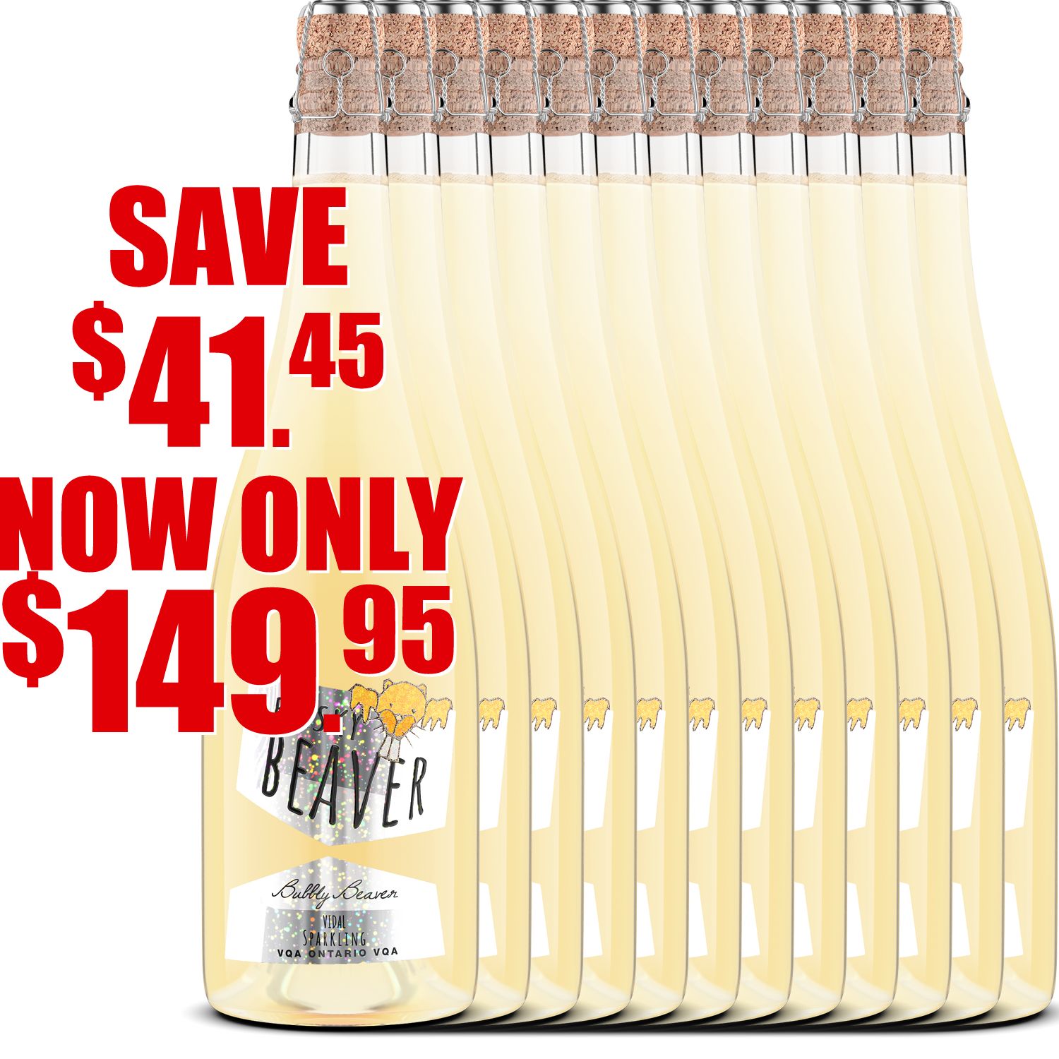 12pk Bubbly Beaver