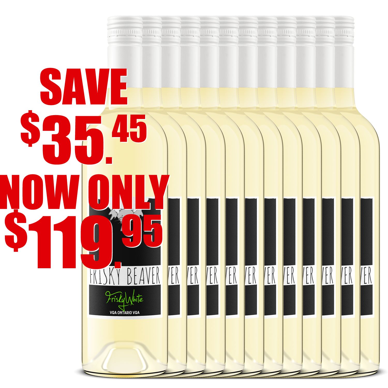 12pk Frisky White