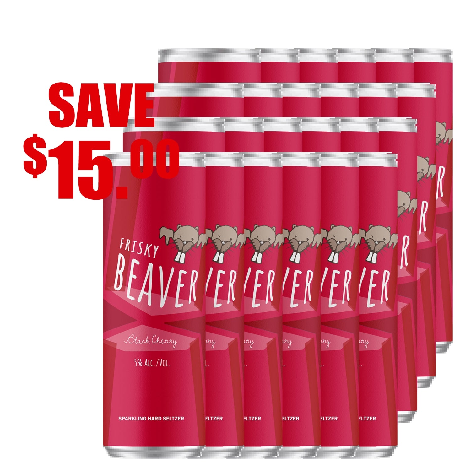Seltzer Black Cherry 24pk