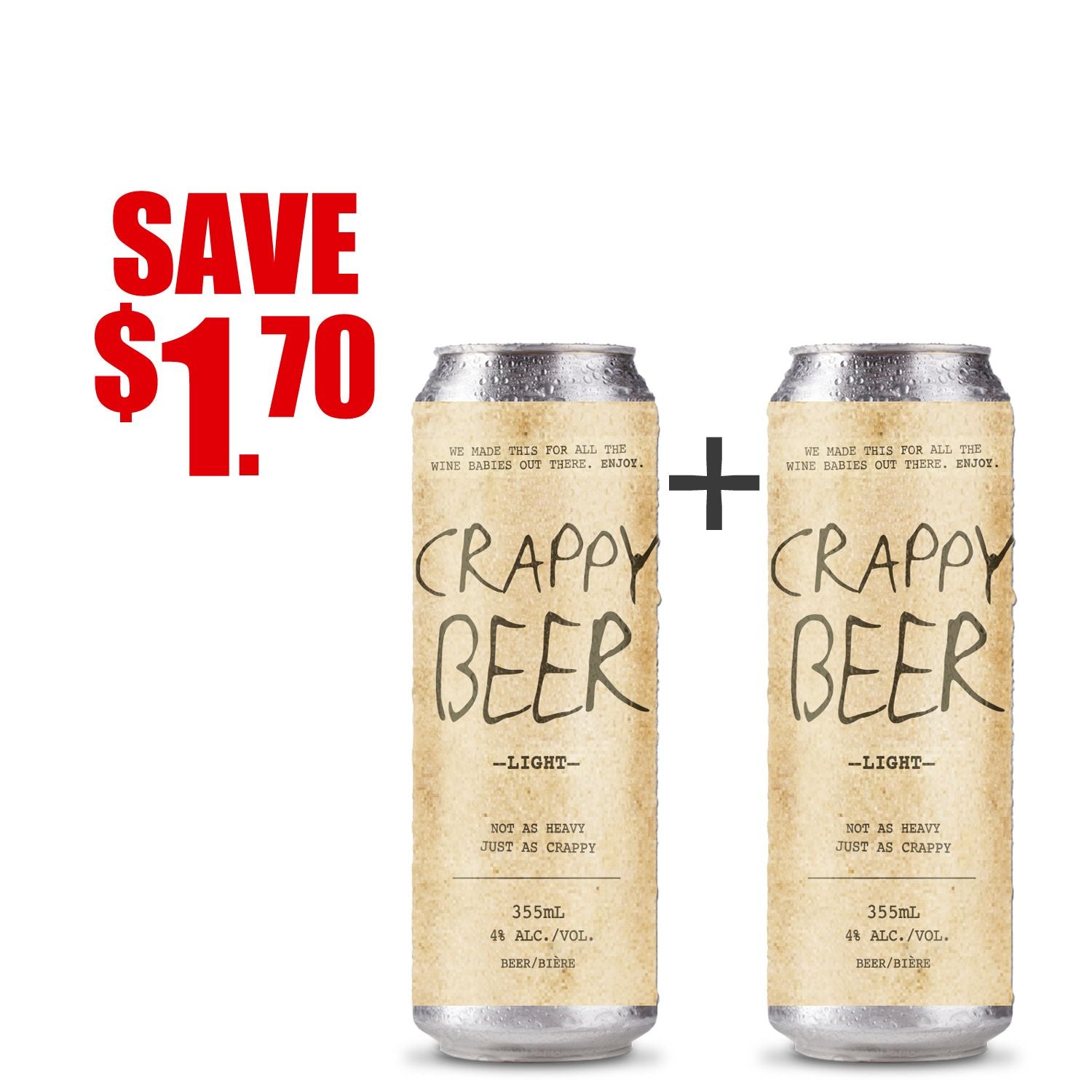 Crappy Beer Light ½prc