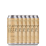 Crappy Beer Lager 6pk