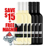 Frisky White Red mag6pk