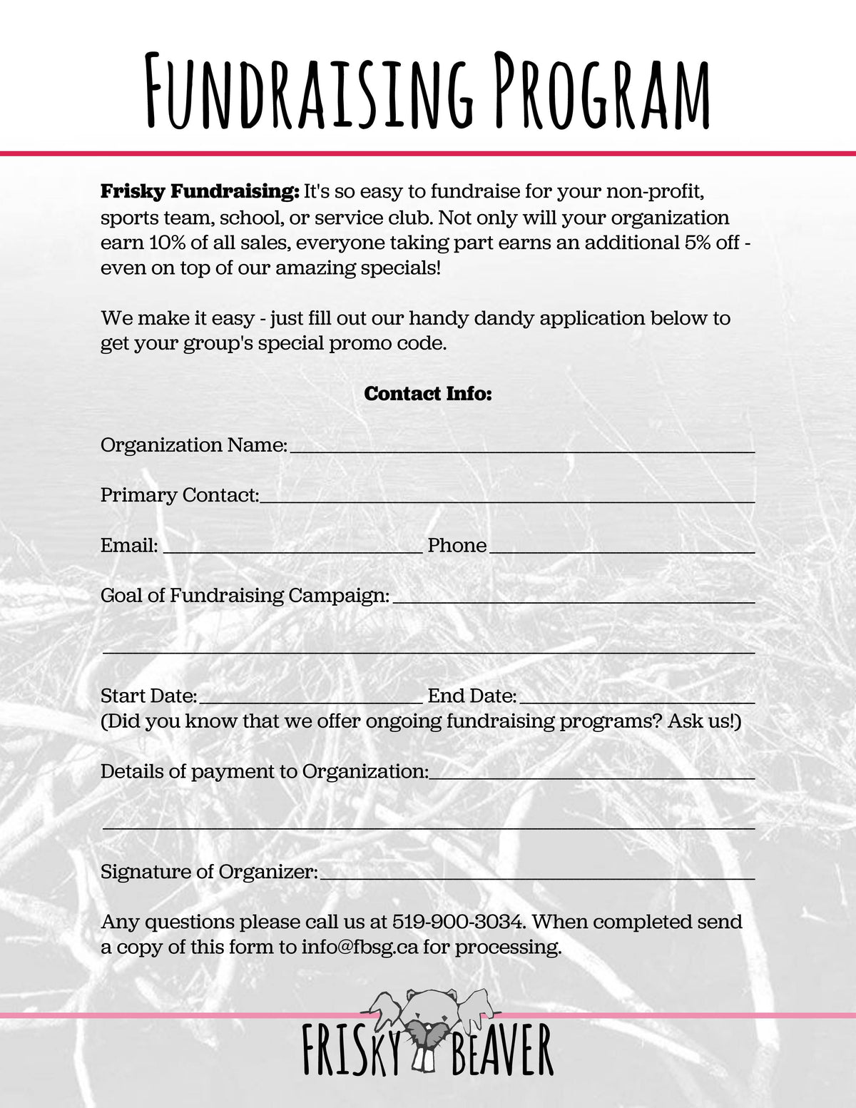 Fundraising Application