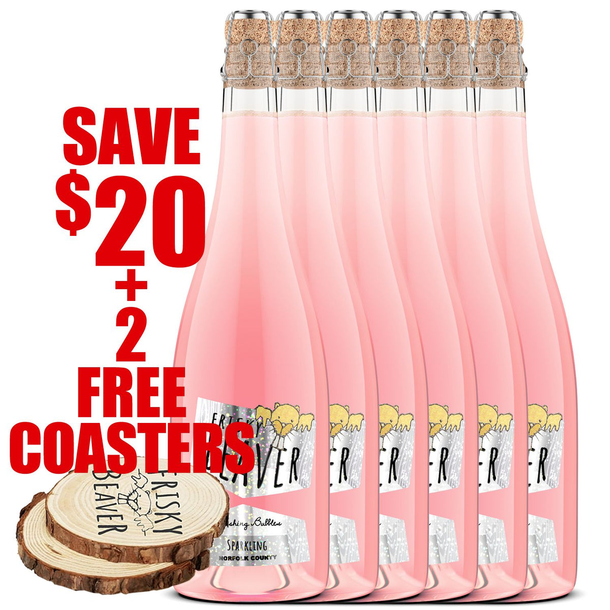 Blushing Bubbles cstr6pk
